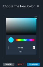 Report Item Metric Color Settings