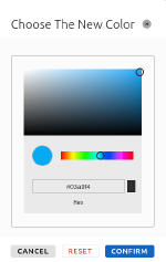 Report Item Metric Color Settings