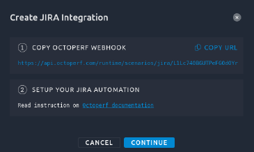 Create JIRA Notification Dialog