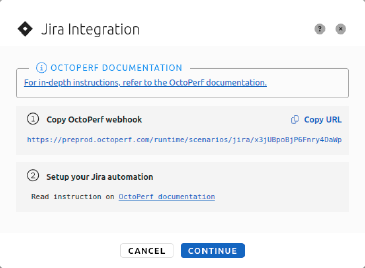 Create JIRA Notification Dialog