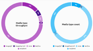 Traffic donut chart
